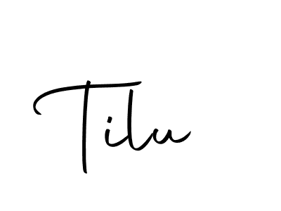 Make a beautiful signature design for name Tilu. Use this online signature maker to create a handwritten signature for free. Tilu signature style 10 images and pictures png