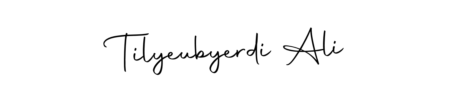 Here are the top 10 professional signature styles for the name Tilyeubyerdi Ali. These are the best autograph styles you can use for your name. Tilyeubyerdi Ali signature style 10 images and pictures png