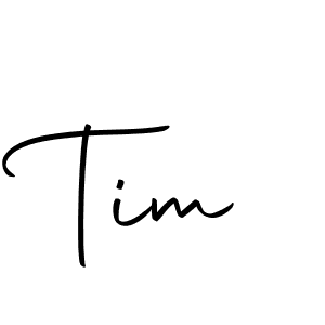 Design your own signature with our free online signature maker. With this signature software, you can create a handwritten (Autography-DOLnW) signature for name Tim. Tim signature style 10 images and pictures png