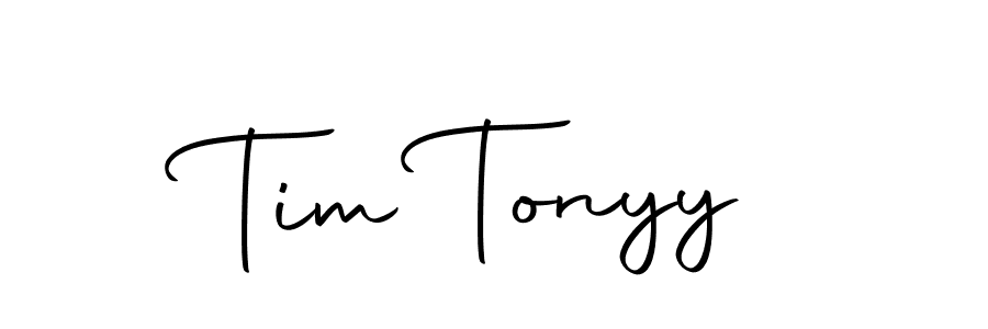 Make a beautiful signature design for name Tim Tonyy. With this signature (Autography-DOLnW) style, you can create a handwritten signature for free. Tim Tonyy signature style 10 images and pictures png