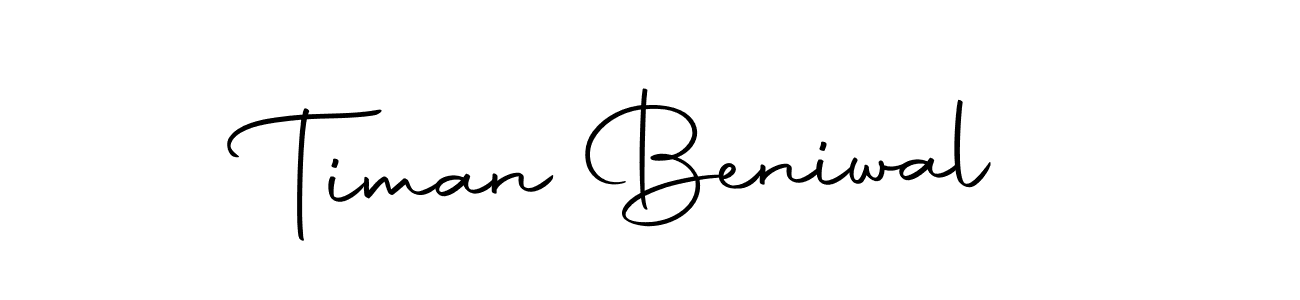 Similarly Autography-DOLnW is the best handwritten signature design. Signature creator online .You can use it as an online autograph creator for name Timan Beniwal. Timan Beniwal signature style 10 images and pictures png