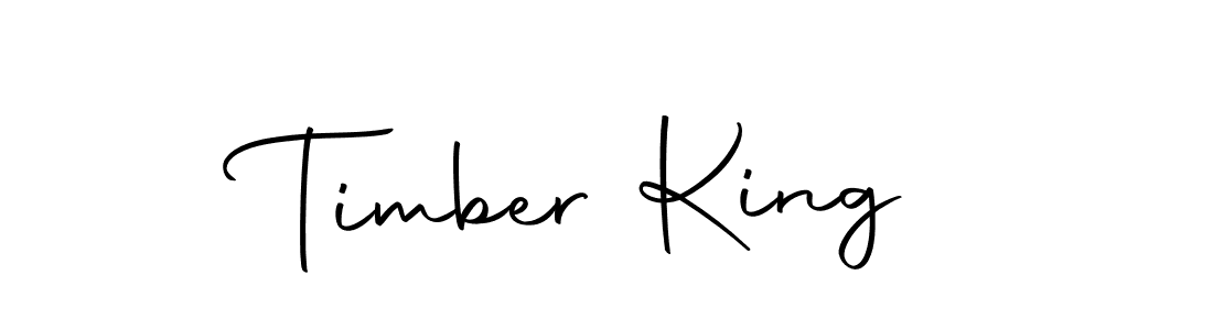 Make a beautiful signature design for name Timber King. With this signature (Autography-DOLnW) style, you can create a handwritten signature for free. Timber King signature style 10 images and pictures png