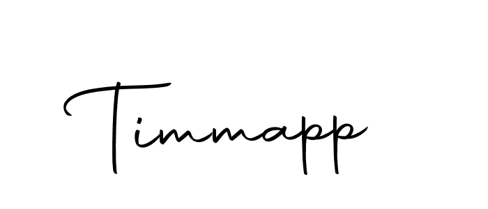 Use a signature maker to create a handwritten signature online. With this signature software, you can design (Autography-DOLnW) your own signature for name Timmapp. Timmapp signature style 10 images and pictures png