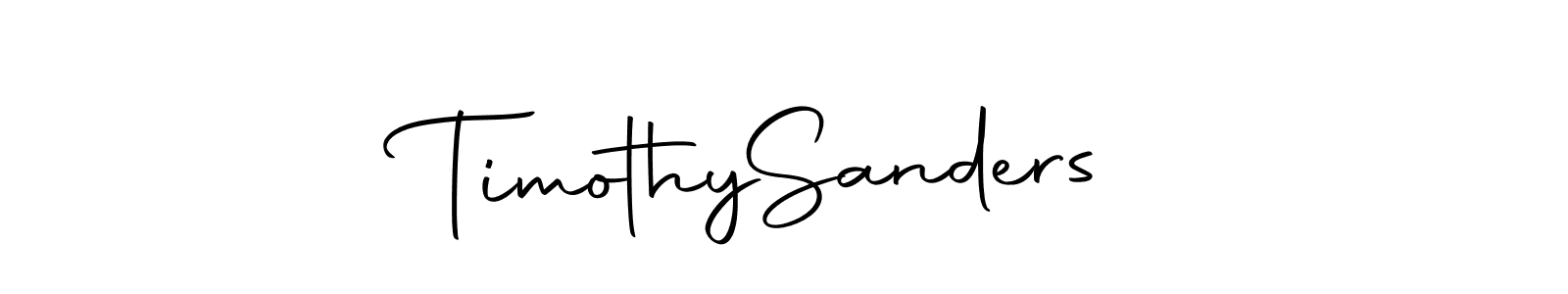 How to make Timothy  Sanders name signature. Use Autography-DOLnW style for creating short signs online. This is the latest handwritten sign. Timothy  Sanders signature style 10 images and pictures png