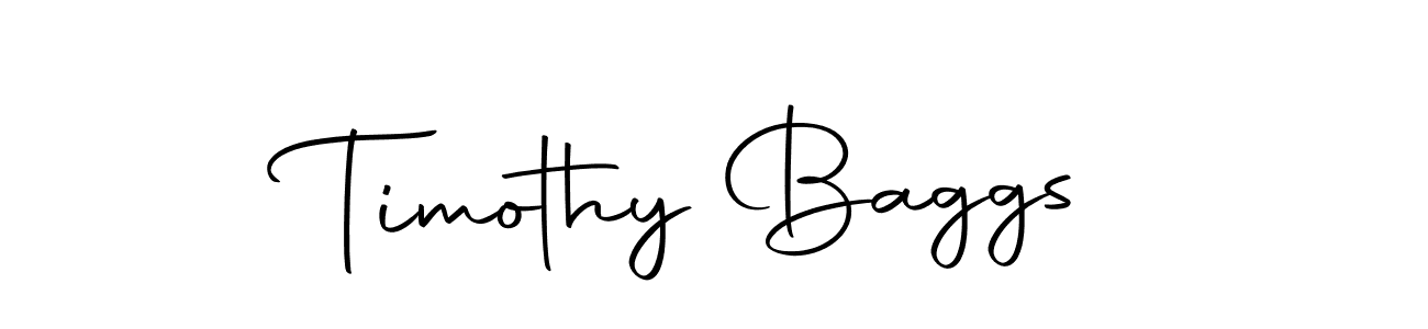 Design your own signature with our free online signature maker. With this signature software, you can create a handwritten (Autography-DOLnW) signature for name Timothy Baggs. Timothy Baggs signature style 10 images and pictures png