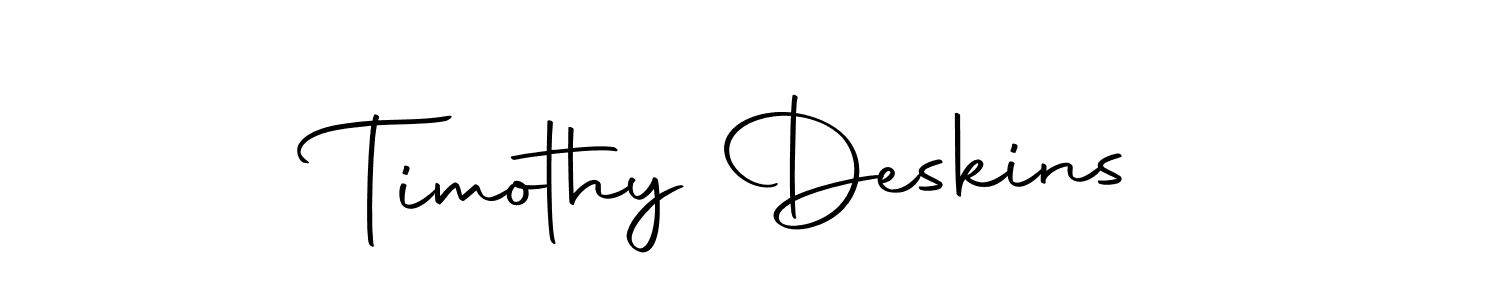 Make a beautiful signature design for name Timothy Deskins. Use this online signature maker to create a handwritten signature for free. Timothy Deskins signature style 10 images and pictures png