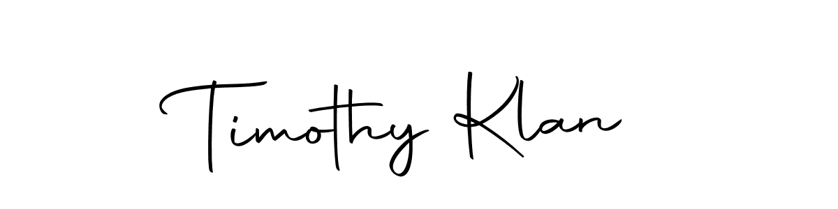 Make a beautiful signature design for name Timothy Klan. With this signature (Autography-DOLnW) style, you can create a handwritten signature for free. Timothy Klan signature style 10 images and pictures png