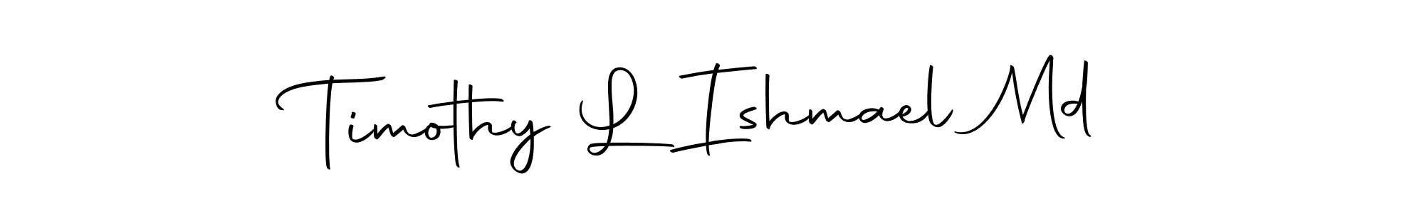The best way (Autography-DOLnW) to make a short signature is to pick only two or three words in your name. The name Timothy L Ishmael Md include a total of six letters. For converting this name. Timothy L Ishmael Md signature style 10 images and pictures png