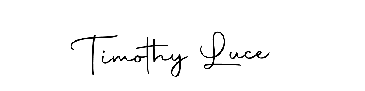 How to make Timothy Luce name signature. Use Autography-DOLnW style for creating short signs online. This is the latest handwritten sign. Timothy Luce signature style 10 images and pictures png