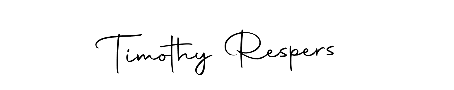 It looks lik you need a new signature style for name Timothy Respers. Design unique handwritten (Autography-DOLnW) signature with our free signature maker in just a few clicks. Timothy Respers signature style 10 images and pictures png