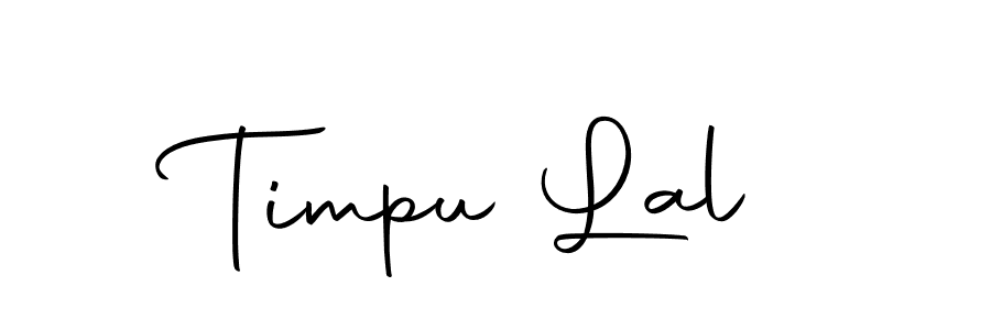Create a beautiful signature design for name Timpu Lal. With this signature (Autography-DOLnW) fonts, you can make a handwritten signature for free. Timpu Lal signature style 10 images and pictures png