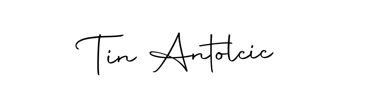 Make a beautiful signature design for name Tin Antolcic. With this signature (Autography-DOLnW) style, you can create a handwritten signature for free. Tin Antolcic signature style 10 images and pictures png