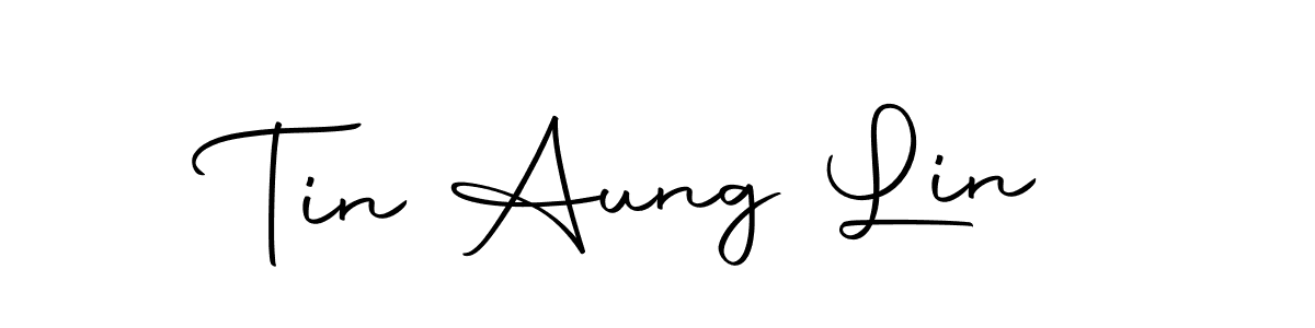 Make a beautiful signature design for name Tin Aung Lin. Use this online signature maker to create a handwritten signature for free. Tin Aung Lin signature style 10 images and pictures png