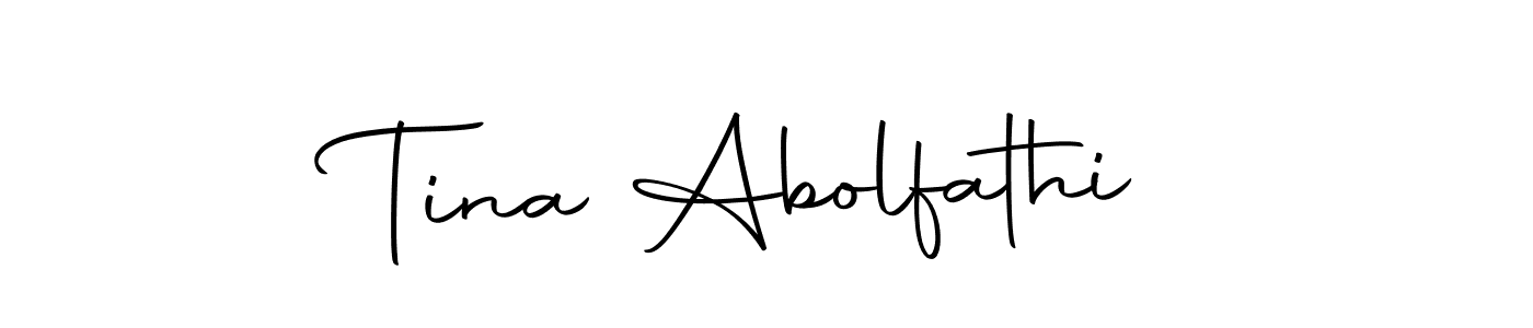 Once you've used our free online signature maker to create your best signature Autography-DOLnW style, it's time to enjoy all of the benefits that Tina Abolfathi name signing documents. Tina Abolfathi signature style 10 images and pictures png