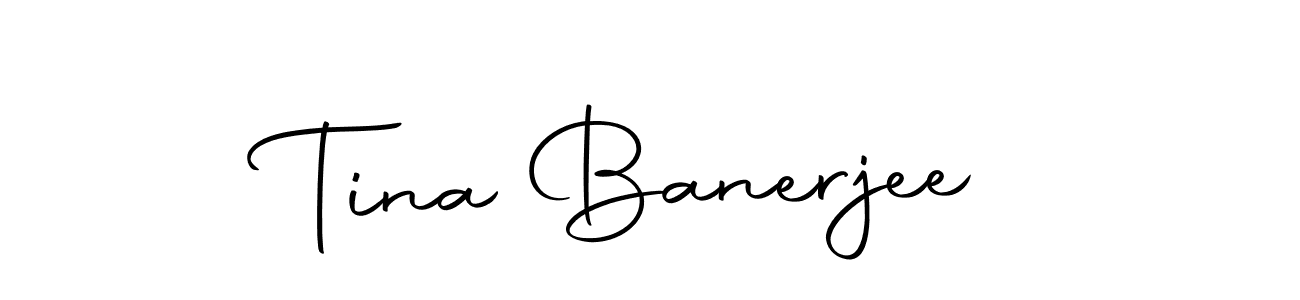 Tina Banerjee stylish signature style. Best Handwritten Sign (Autography-DOLnW) for my name. Handwritten Signature Collection Ideas for my name Tina Banerjee. Tina Banerjee signature style 10 images and pictures png