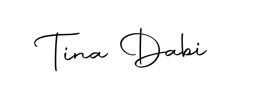 Make a beautiful signature design for name Tina Dabi. Use this online signature maker to create a handwritten signature for free. Tina Dabi signature style 10 images and pictures png