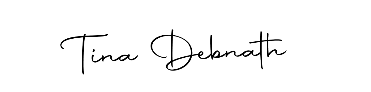 Create a beautiful signature design for name Tina Debnath. With this signature (Autography-DOLnW) fonts, you can make a handwritten signature for free. Tina Debnath signature style 10 images and pictures png