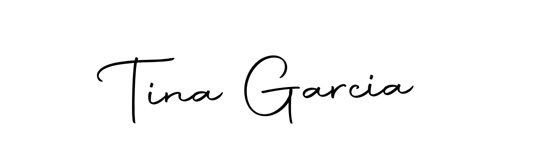 How to make Tina Garcia name signature. Use Autography-DOLnW style for creating short signs online. This is the latest handwritten sign. Tina Garcia signature style 10 images and pictures png