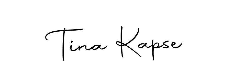 Here are the top 10 professional signature styles for the name Tina Kapse. These are the best autograph styles you can use for your name. Tina Kapse signature style 10 images and pictures png