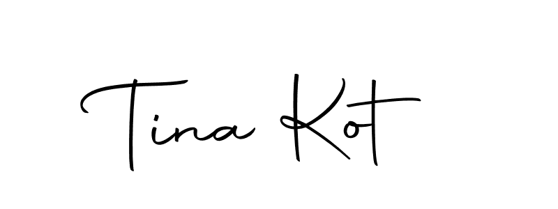 Make a beautiful signature design for name Tina Kot. Use this online signature maker to create a handwritten signature for free. Tina Kot signature style 10 images and pictures png