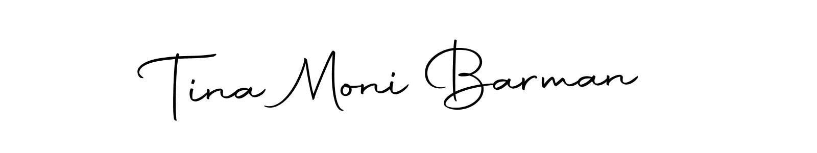 Use a signature maker to create a handwritten signature online. With this signature software, you can design (Autography-DOLnW) your own signature for name Tina Moni Barman. Tina Moni Barman signature style 10 images and pictures png