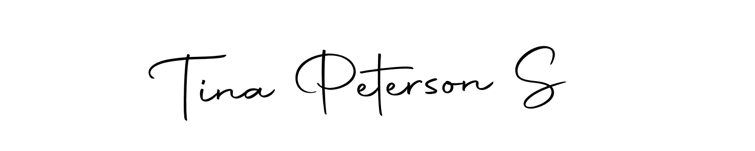 It looks lik you need a new signature style for name Tina Peterson S. Design unique handwritten (Autography-DOLnW) signature with our free signature maker in just a few clicks. Tina Peterson S signature style 10 images and pictures png