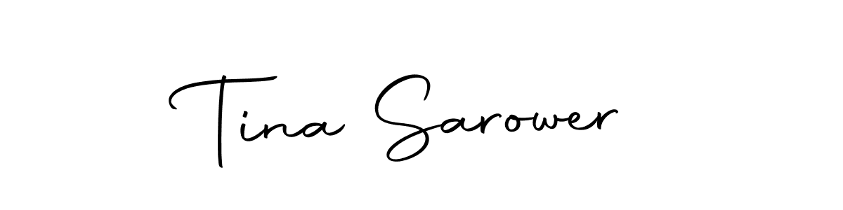 Here are the top 10 professional signature styles for the name Tina Sarower. These are the best autograph styles you can use for your name. Tina Sarower signature style 10 images and pictures png