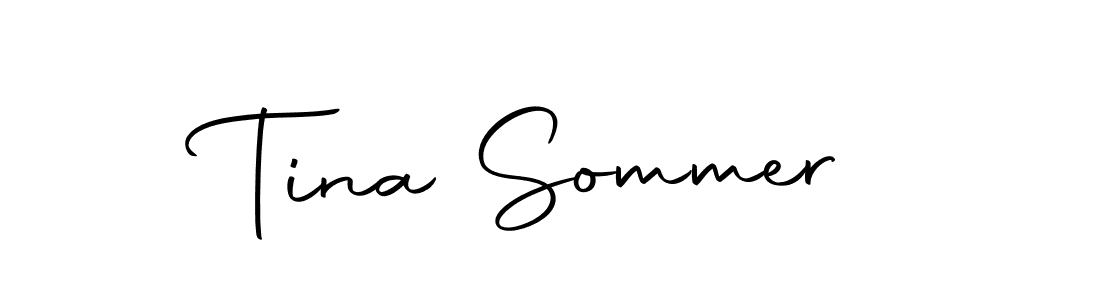 Use a signature maker to create a handwritten signature online. With this signature software, you can design (Autography-DOLnW) your own signature for name Tina Sommer. Tina Sommer signature style 10 images and pictures png