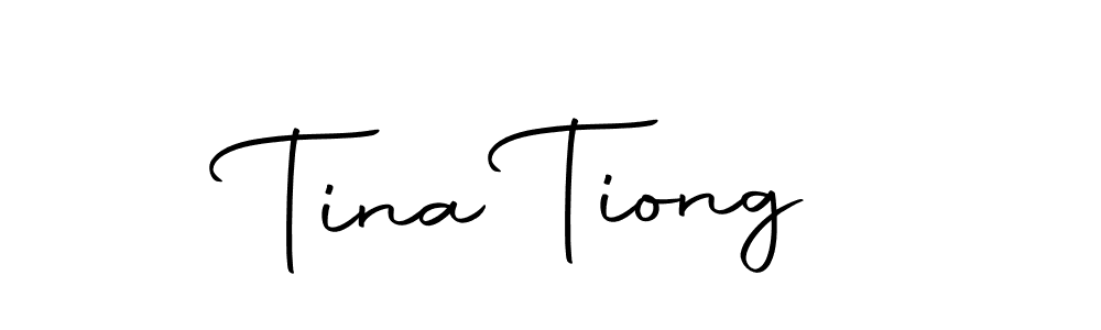 How to make Tina Tiong signature? Autography-DOLnW is a professional autograph style. Create handwritten signature for Tina Tiong name. Tina Tiong signature style 10 images and pictures png