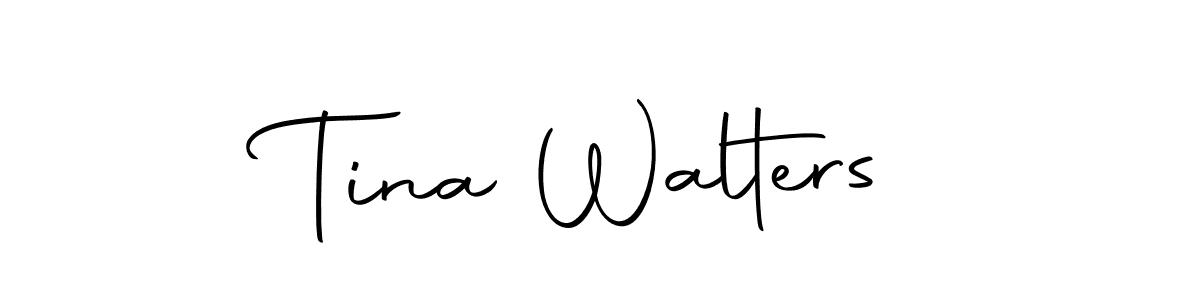 Create a beautiful signature design for name Tina Walters. With this signature (Autography-DOLnW) fonts, you can make a handwritten signature for free. Tina Walters signature style 10 images and pictures png