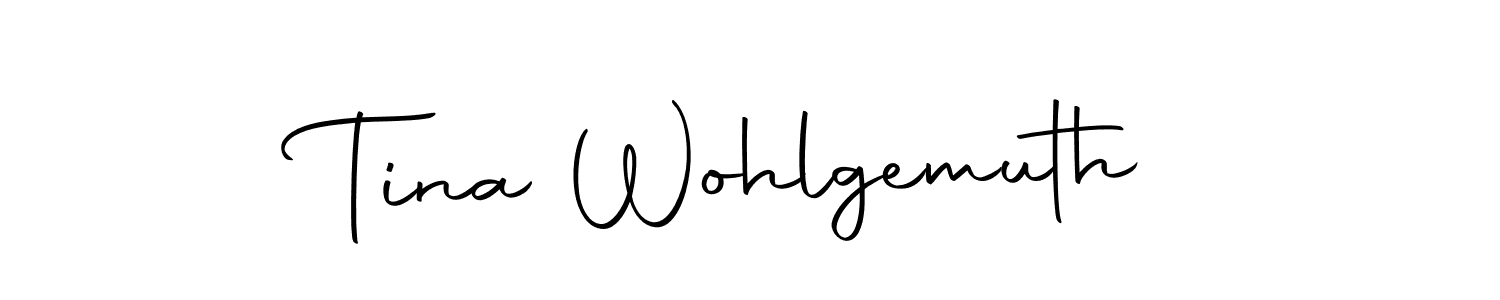 Tina Wohlgemuth stylish signature style. Best Handwritten Sign (Autography-DOLnW) for my name. Handwritten Signature Collection Ideas for my name Tina Wohlgemuth. Tina Wohlgemuth signature style 10 images and pictures png