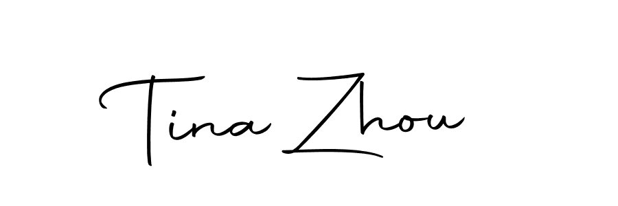 How to make Tina Zhou signature? Autography-DOLnW is a professional autograph style. Create handwritten signature for Tina Zhou name. Tina Zhou signature style 10 images and pictures png