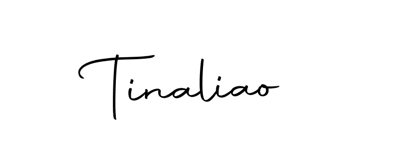 Create a beautiful signature design for name Tinaliao. With this signature (Autography-DOLnW) fonts, you can make a handwritten signature for free. Tinaliao signature style 10 images and pictures png