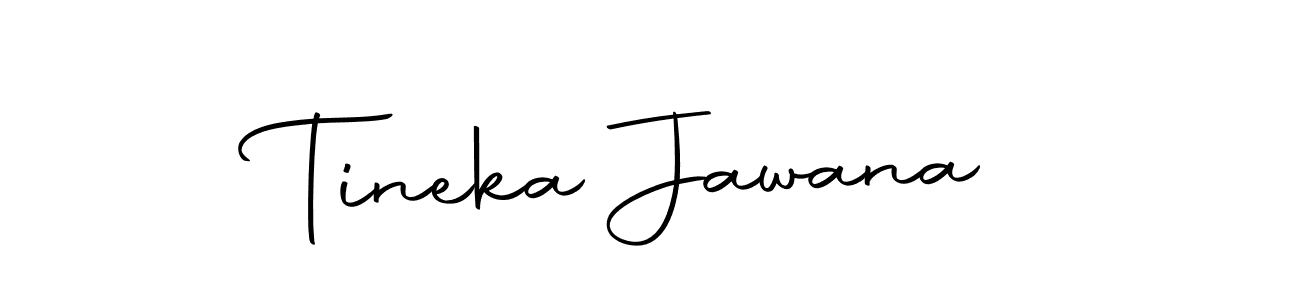 Create a beautiful signature design for name Tineka Jawana. With this signature (Autography-DOLnW) fonts, you can make a handwritten signature for free. Tineka Jawana signature style 10 images and pictures png