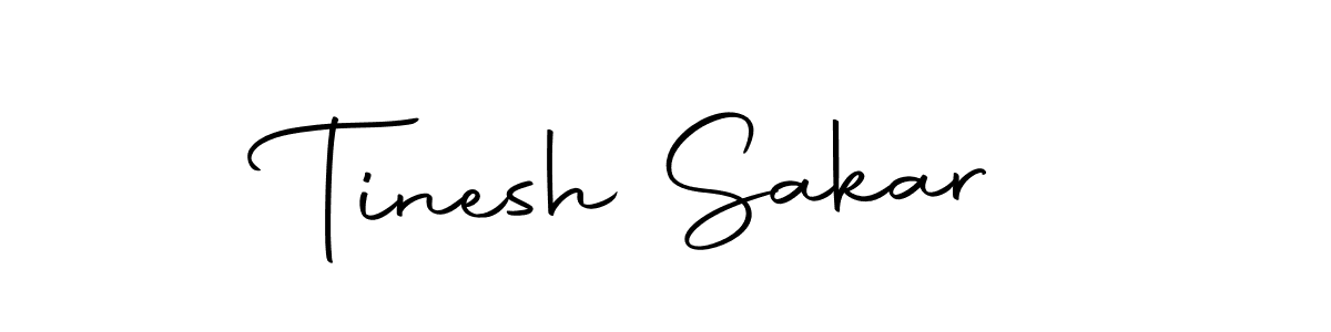 You should practise on your own different ways (Autography-DOLnW) to write your name (Tinesh Sakar) in signature. don't let someone else do it for you. Tinesh Sakar signature style 10 images and pictures png