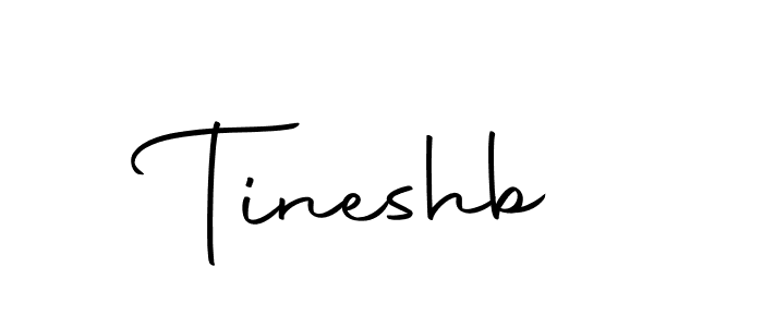 Create a beautiful signature design for name Tineshb. With this signature (Autography-DOLnW) fonts, you can make a handwritten signature for free. Tineshb signature style 10 images and pictures png