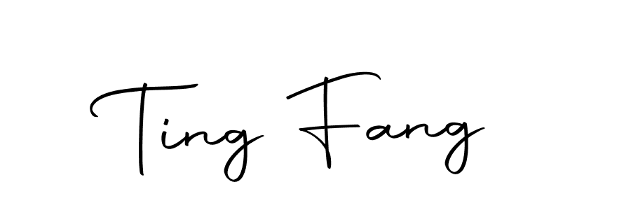 Design your own signature with our free online signature maker. With this signature software, you can create a handwritten (Autography-DOLnW) signature for name Ting Fang. Ting Fang signature style 10 images and pictures png