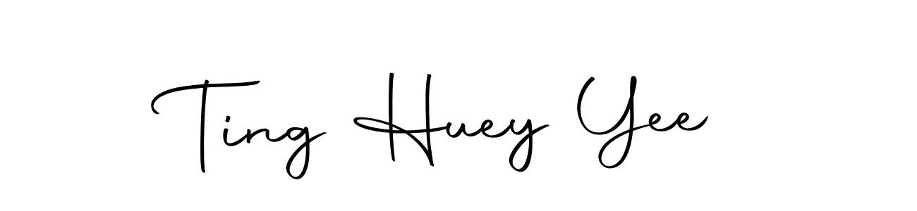 How to make Ting Huey Yee name signature. Use Autography-DOLnW style for creating short signs online. This is the latest handwritten sign. Ting Huey Yee signature style 10 images and pictures png