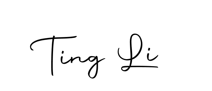 How to make Ting Li name signature. Use Autography-DOLnW style for creating short signs online. This is the latest handwritten sign. Ting Li signature style 10 images and pictures png