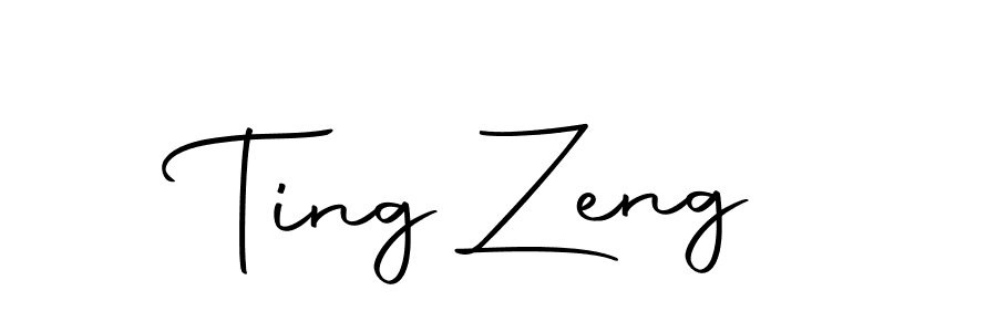 The best way (Autography-DOLnW) to make a short signature is to pick only two or three words in your name. The name Ting Zeng include a total of six letters. For converting this name. Ting Zeng signature style 10 images and pictures png