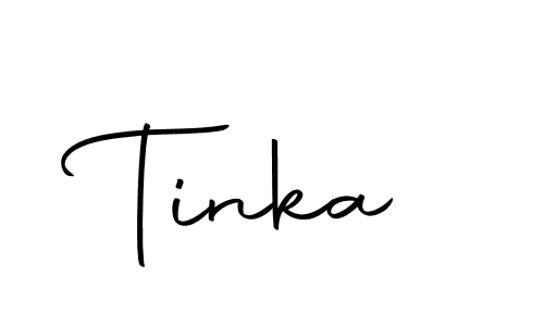 Design your own signature with our free online signature maker. With this signature software, you can create a handwritten (Autography-DOLnW) signature for name Tinka. Tinka signature style 10 images and pictures png