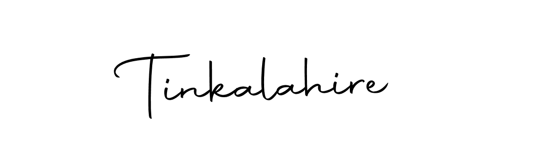 How to make Tinkalahire signature? Autography-DOLnW is a professional autograph style. Create handwritten signature for Tinkalahire name. Tinkalahire signature style 10 images and pictures png