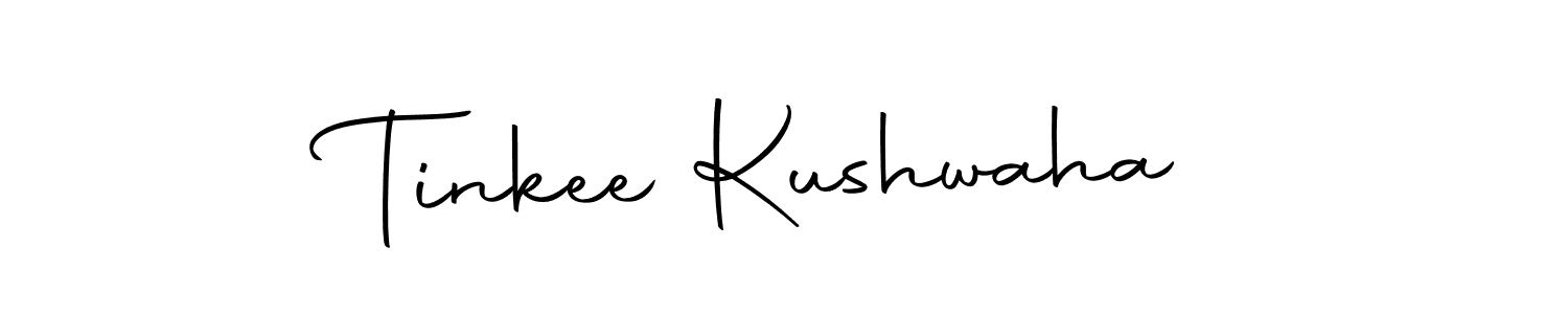 Make a beautiful signature design for name Tinkee Kushwaha. With this signature (Autography-DOLnW) style, you can create a handwritten signature for free. Tinkee Kushwaha signature style 10 images and pictures png