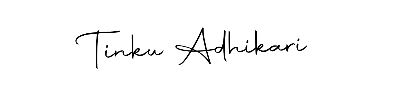 Autography-DOLnW is a professional signature style that is perfect for those who want to add a touch of class to their signature. It is also a great choice for those who want to make their signature more unique. Get Tinku Adhikari name to fancy signature for free. Tinku Adhikari signature style 10 images and pictures png