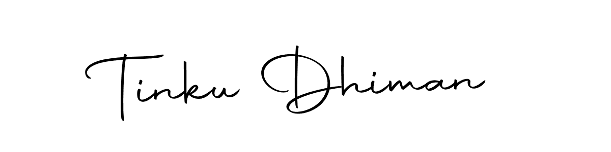 Design your own signature with our free online signature maker. With this signature software, you can create a handwritten (Autography-DOLnW) signature for name Tinku Dhiman. Tinku Dhiman signature style 10 images and pictures png