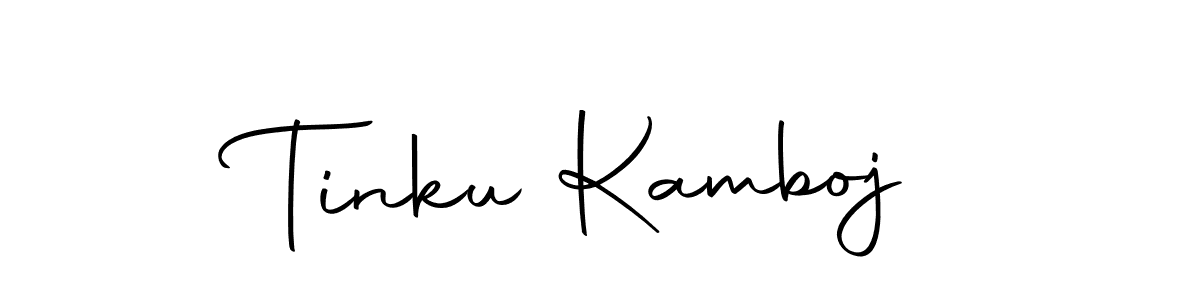 Make a beautiful signature design for name Tinku Kamboj. Use this online signature maker to create a handwritten signature for free. Tinku Kamboj signature style 10 images and pictures png