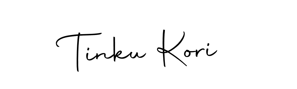 You should practise on your own different ways (Autography-DOLnW) to write your name (Tinku Kori) in signature. don't let someone else do it for you. Tinku Kori signature style 10 images and pictures png