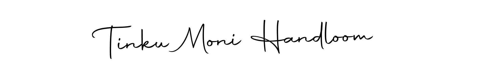 if you are searching for the best signature style for your name Tinku Moni Handloom. so please give up your signature search. here we have designed multiple signature styles  using Autography-DOLnW. Tinku Moni Handloom signature style 10 images and pictures png