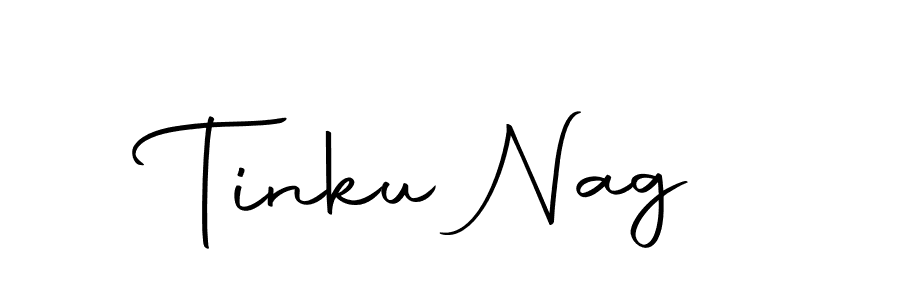 Design your own signature with our free online signature maker. With this signature software, you can create a handwritten (Autography-DOLnW) signature for name Tinku Nag. Tinku Nag signature style 10 images and pictures png