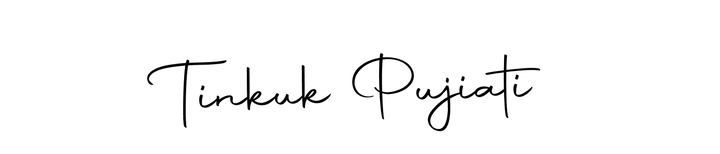 Make a beautiful signature design for name Tinkuk Pujiati. Use this online signature maker to create a handwritten signature for free. Tinkuk Pujiati signature style 10 images and pictures png